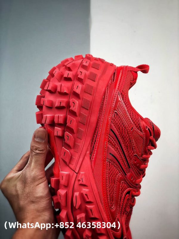 Balenciaga Defender Red Black Replica Sneakers