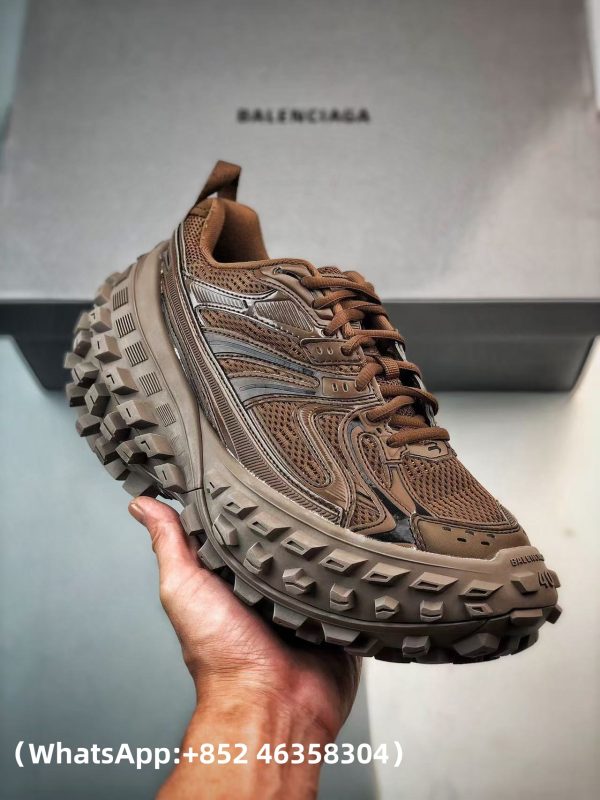 Balenciaga Defender Brown Replica Sneakers