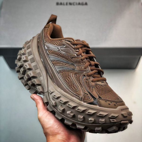 Balenciaga Defender Brown Replica Sneakers