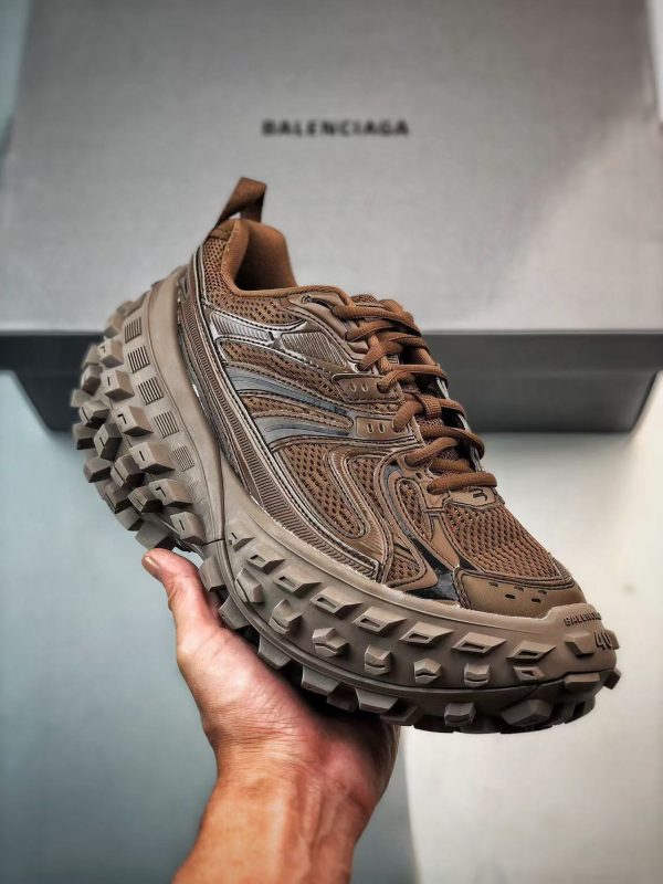 Balenciaga Defender Brown Replica Sneakers