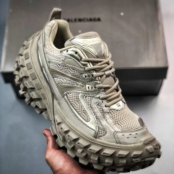 Balenciaga Defender Beige Brown Replica Sneakers