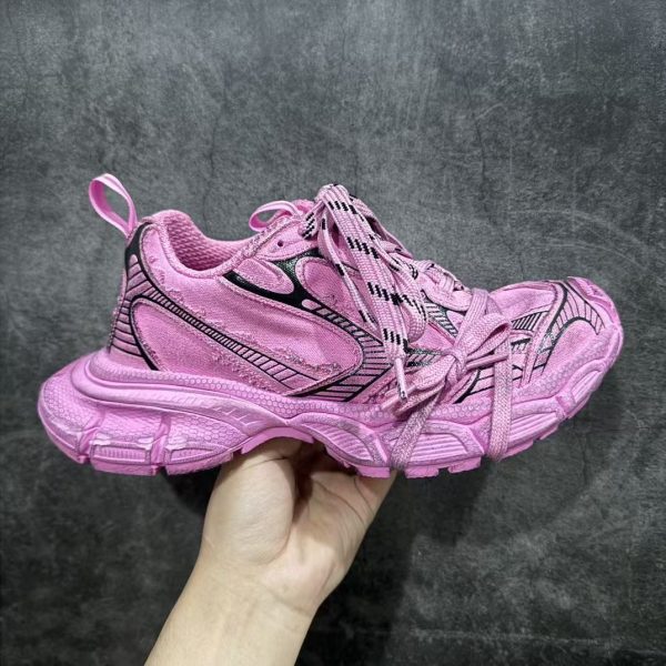Balenciaga 3XL Luminous Blue Canvas Powder Replica Sneakers