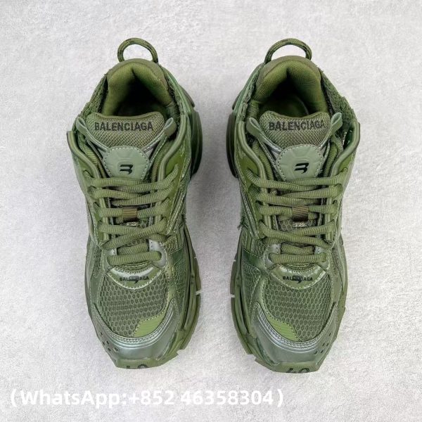 Balenciaga Runner Army Green Replica Sneakers