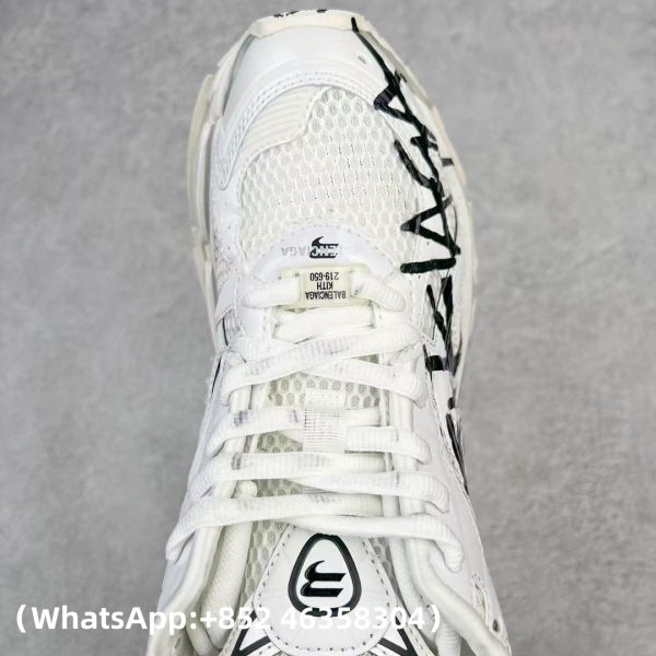 Balenciaga Runner White And Black Characters Replica Sneakers