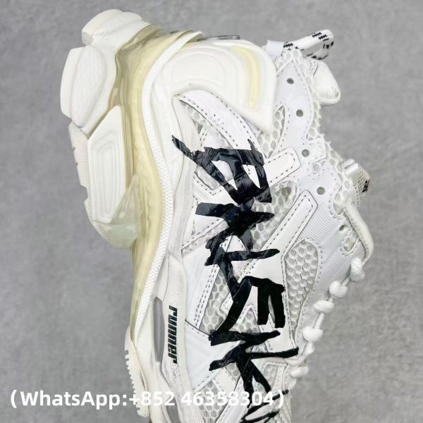 Balenciaga Runner White And Black Characters Replica Sneakers