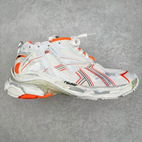 Balenciaga Runner White Orange Replica Sneakers