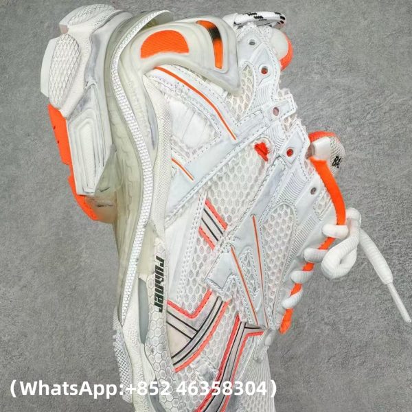 Balenciaga Runner White Orange Replica Sneakers