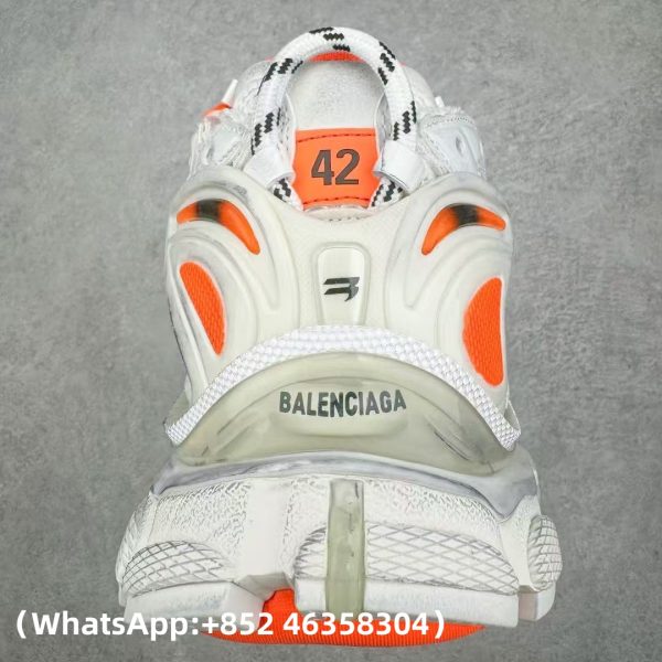 Balenciaga Runner White Orange Replica Sneakers