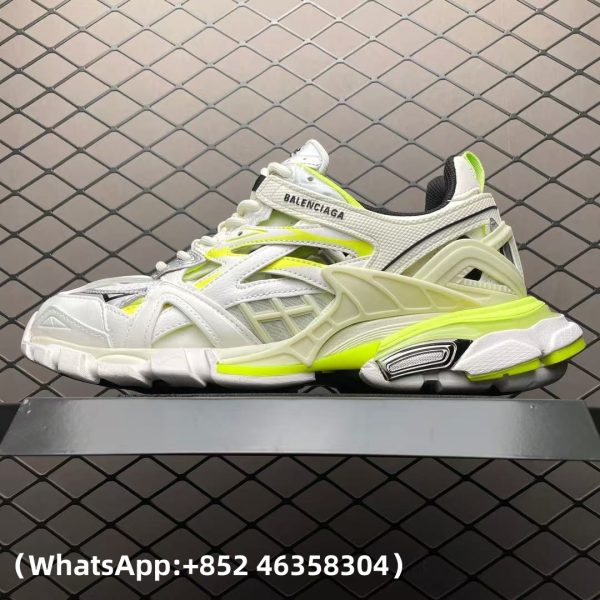 Balenciaga Track 2 Sneaker White Fluo Yellow Replica Sneakers