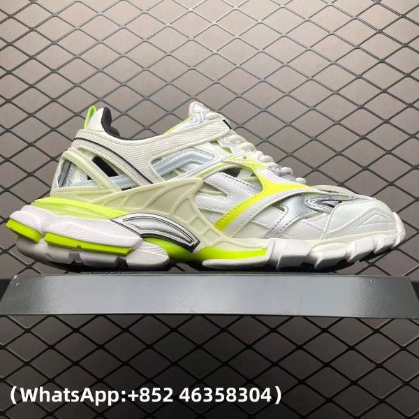 Balenciaga Track 2 Sneaker White Fluo Yellow Replica Sneakers