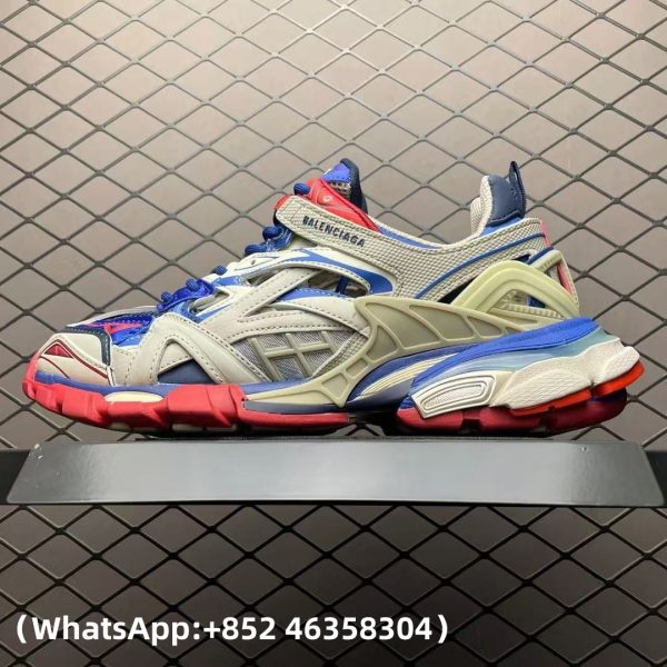 Balenciaga Track 2 Sneaker Beige Blue Replica Sneakers