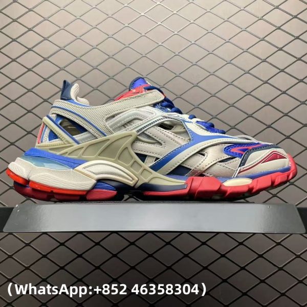 Balenciaga Track 2 Sneaker Beige Blue Replica Sneakers