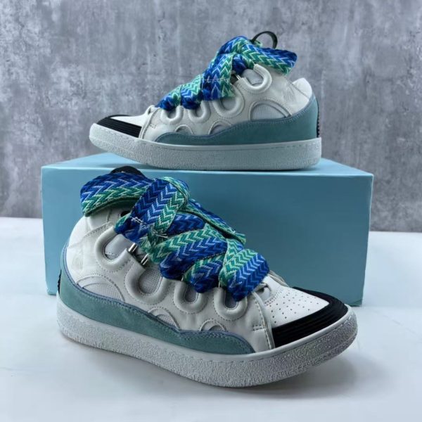 Lanvin Leather Curb Sneakers Replica Sneakers