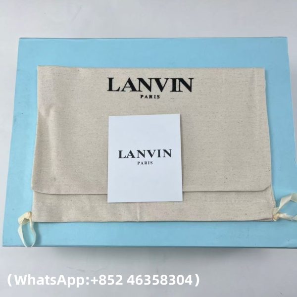 Lanvin Leather Curb Sneakers Replica Sneakers