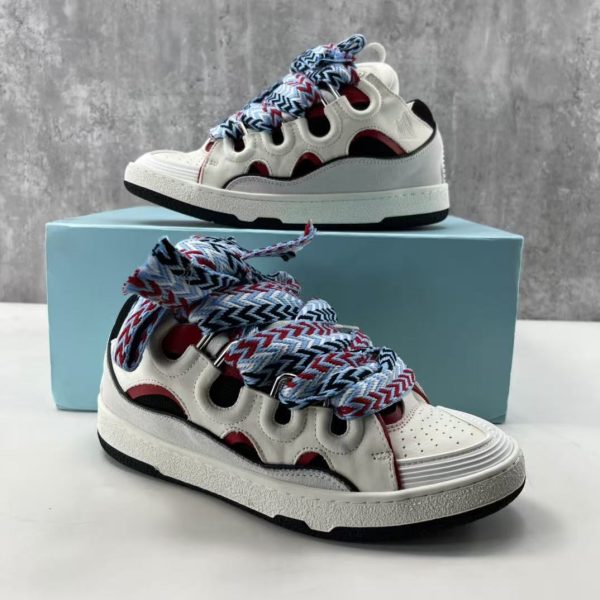 Lanvin Leather Curb Sneakers Replica Sneakers