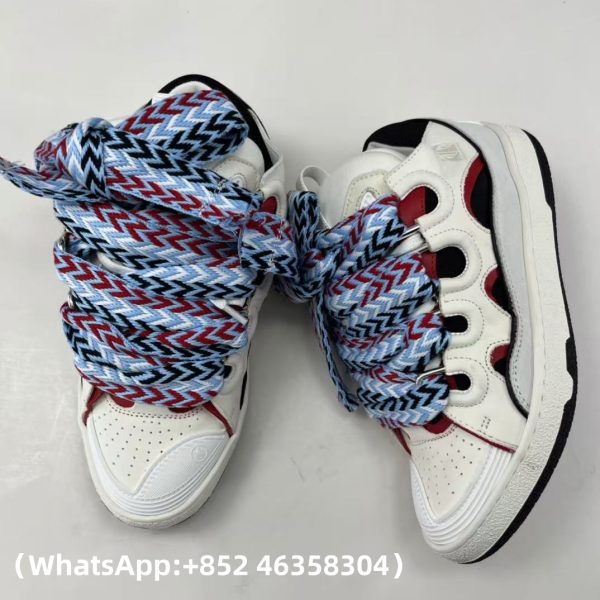 AAA+ Lanvin Leather Curb Sneakers Replica Sneakers – 1:1 Best Copy with In-Hand Photos