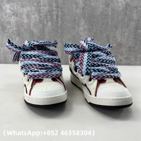 AAA+ Lanvin Leather Curb Sneakers Replica Sneakers – 1:1 Best Copy with In-Hand Photos