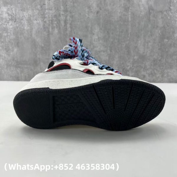 AAA+ Lanvin Leather Curb Sneakers Replica Sneakers – 1:1 Best Copy with In-Hand Photos