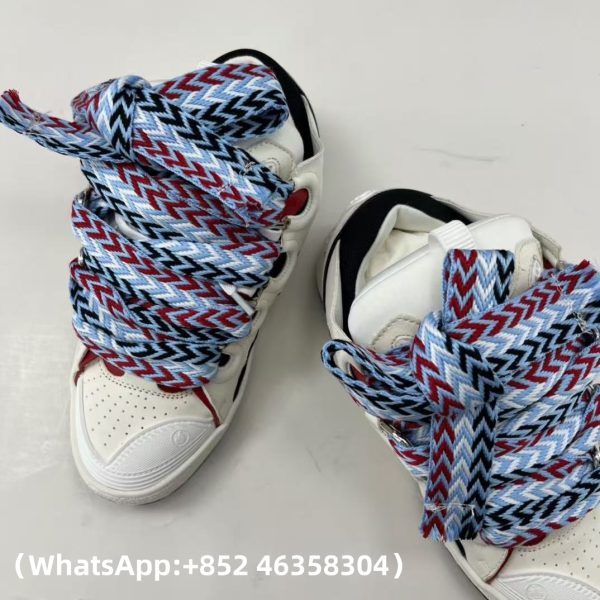 AAA+ Lanvin Leather Curb Sneakers Replica Sneakers – 1:1 Best Copy with In-Hand Photos