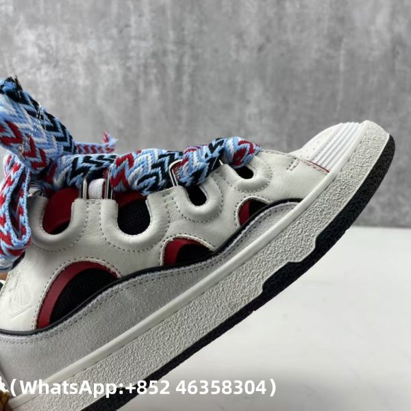 AAA+ Lanvin Leather Curb Sneakers Replica Sneakers – 1:1 Best Copy with In-Hand Photos