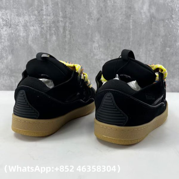 Lanvin Leather Curb Sneakers Replica Sneakers