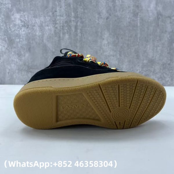 Lanvin Leather Curb Sneakers Replica Sneakers