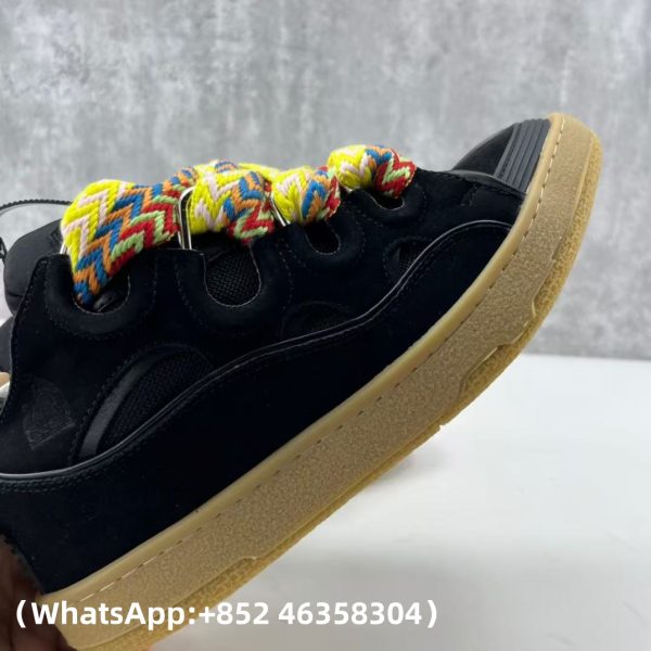 Lanvin Leather Curb Sneakers Replica Sneakers