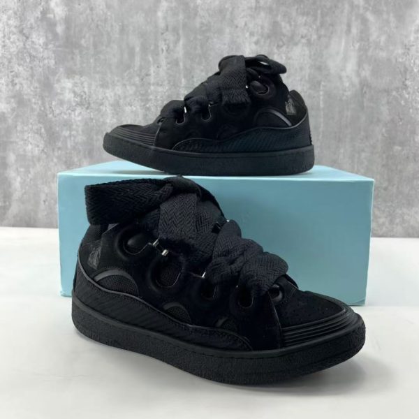 Lanvin Leather Curb Sneakers Replica Sneakers