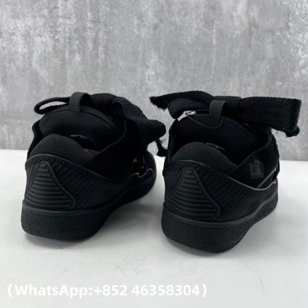 Lanvin Leather Curb Sneakers Replica Sneakers