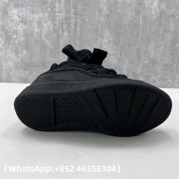 Lanvin Leather Curb Sneakers Replica Sneakers