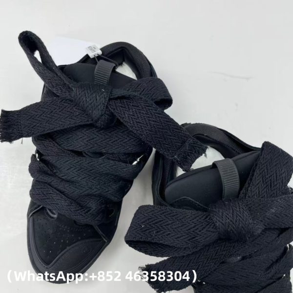 Lanvin Leather Curb Sneakers Replica Sneakers
