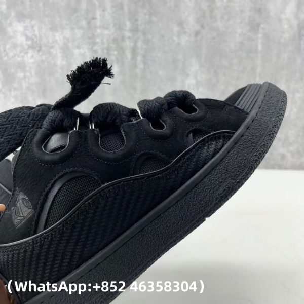 Lanvin Leather Curb Sneakers Replica Sneakers