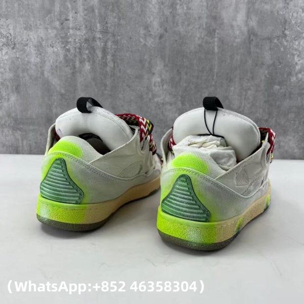 AAA+ Lanvin Leather Curb Sneakers Replica Sneakers – 1:1 Best Copy with In-Hand Photos