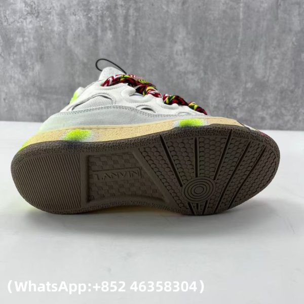 AAA+ Lanvin Leather Curb Sneakers Replica Sneakers – 1:1 Best Copy with In-Hand Photos