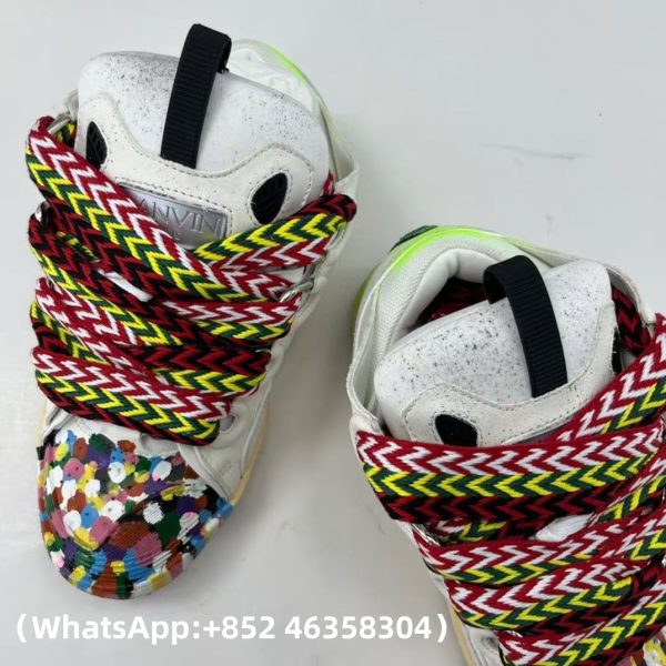 AAA+ Lanvin Leather Curb Sneakers Replica Sneakers – 1:1 Best Copy with In-Hand Photos