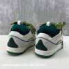 The Curb is a ’90s-inspired sneaker with an assertive design and exaggerated volumes. Made from nappa calfskin, suede and mesh, this elaborately assembled model features ultimate comfort thanks to its round shape, padded tongue and metallic eyelets. Curb leather sneakers Almond toe Waxed and woven double laces with a herringbone motif Quilted tongue with the Lanvin label and an embossed Mother and Child logo