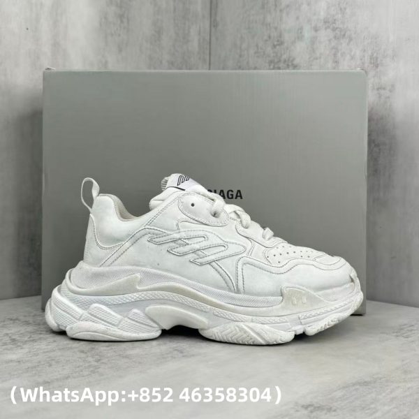 Balenciaga Triple S White Laces Replica Sneakers