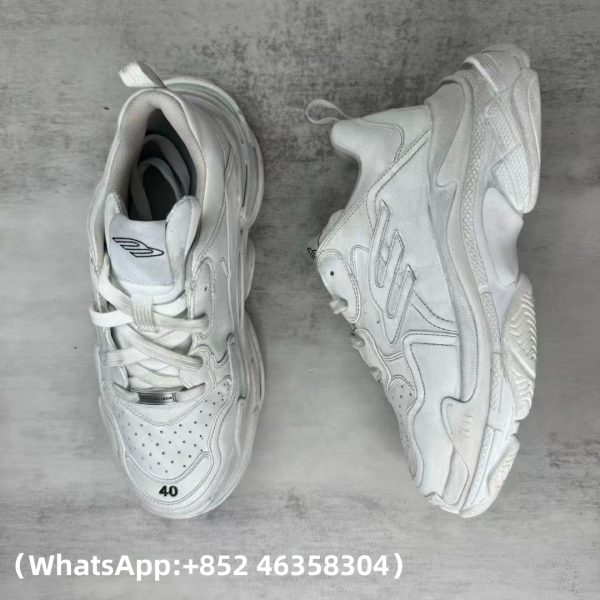 Balenciaga Triple S White Laces Replica Sneakers