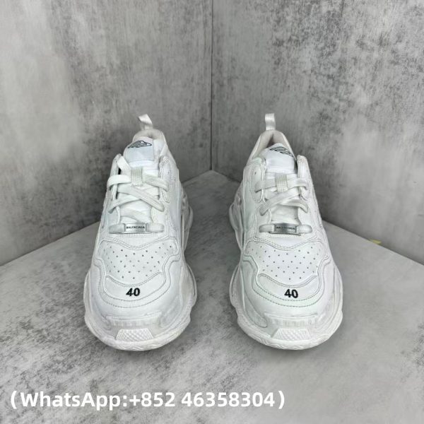 AAA+ Balenciaga Triple S White Laces Replica Sneakers – 1:1 Best Copy with In-Hand Photos