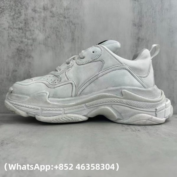Balenciaga Triple S White Laces Replica Sneakers