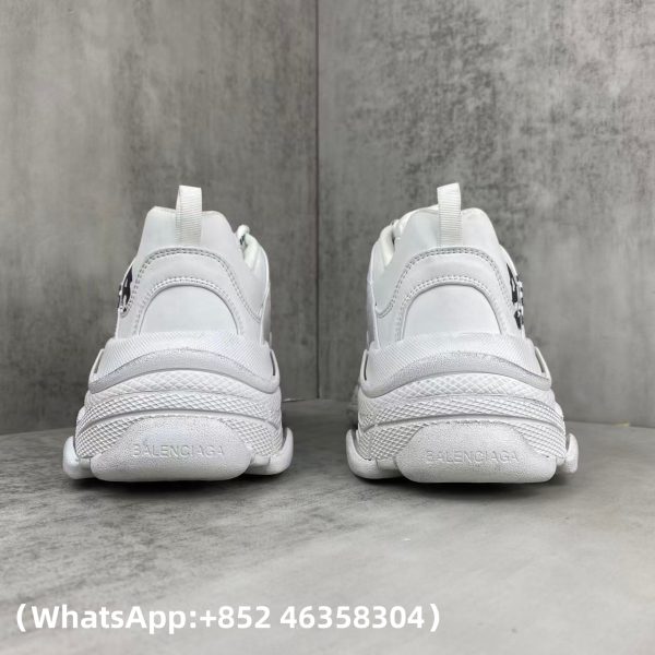 Balenciaga Triple S Black White Graffiti Replica Sneakers