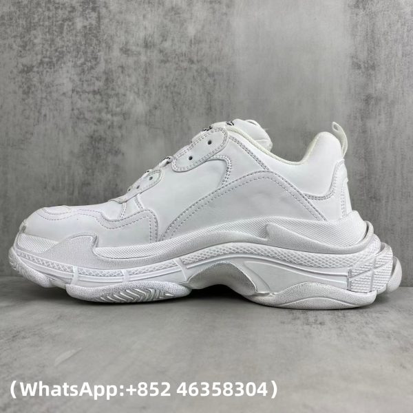 Balenciaga Triple S Black White Graffiti Replica Sneakers