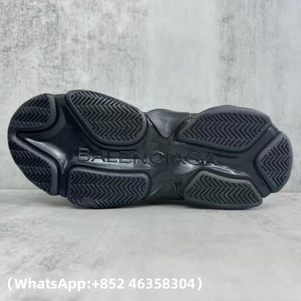Balenciaga Triple S Black Yellow Replica Sneakers